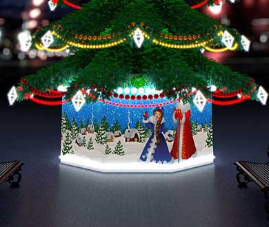 Ограждения для ёлок в Сочи