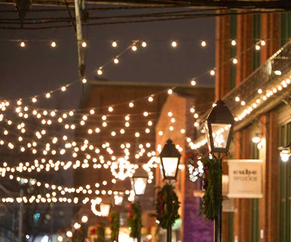 Гирлянды для улицы в Сочи