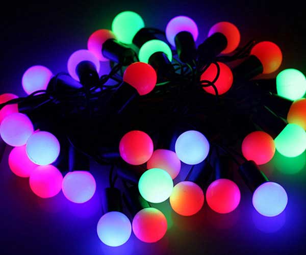Гирлянды шарики в Сочи